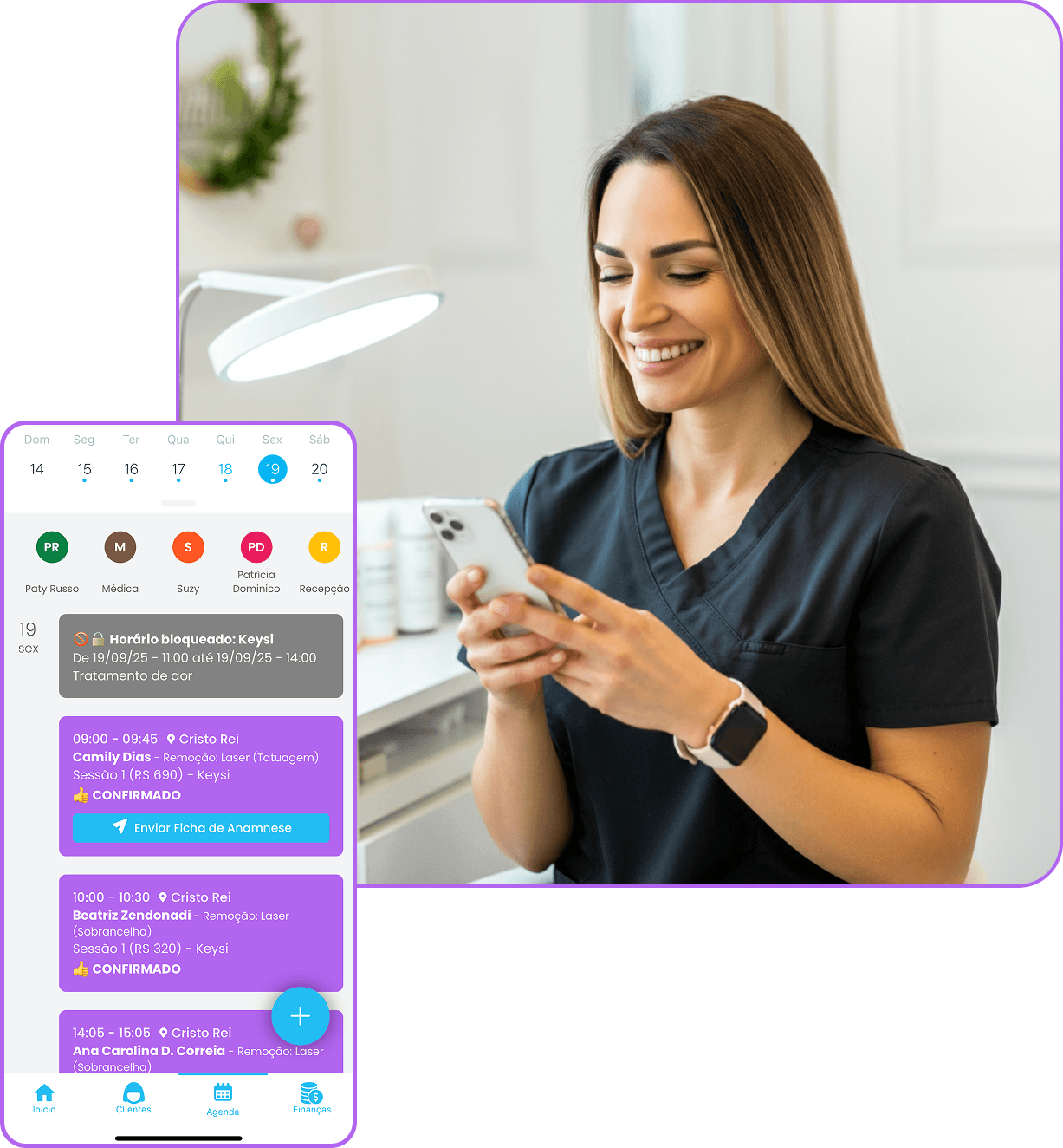 Interface do Save Now - Agenda Digital Integrada